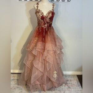 Gory and Bloody Halloween Prom Dress - Carrie costume Size 6